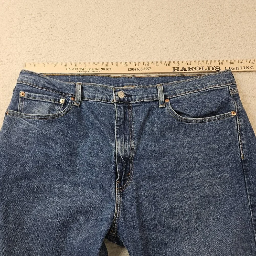 Levi's 505 Jeans Mens 40x30 Blue Denim Straight Leg Relaxed Fit Dadcore Normcore